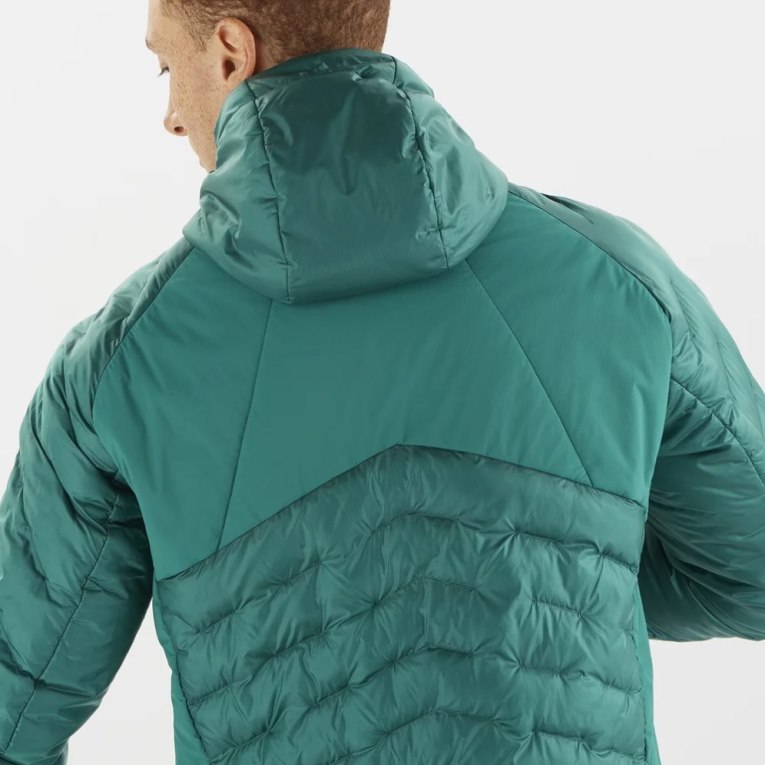 Green Salomon Outline Primaloft Men's Insulated Jackets | PH 13852J